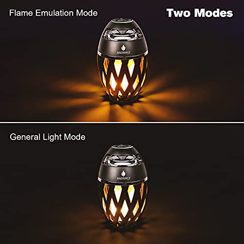 Outdoor-Bluetooth-Speaker-with-Torch-Light-ANERIMST-Waterproof-Wireless-LED-Flame-Speakers-for-Home-Gadgets-Camping-Accessories-Loud-Sound-24H-Playtime-Gifts-for-Men-Women-Couples-Dads-Moms-Black