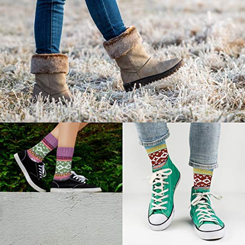 Women-Socks-Gift-for-Mom-Winter-Women-Gifts-for-Women-Socks-Warm-Thick-Soft-Wool-Socks-Christmas-Socks-Cozy-Crew-Socks