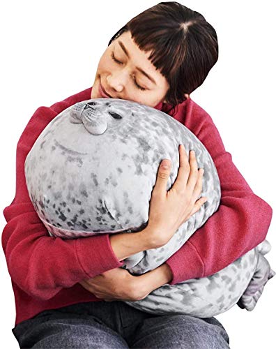 MerryXD-Chubby-Blob-Seal-PillowStuffed-Cotton-Plush-Animal-Toy-Cute-Ocean-Medium176-in