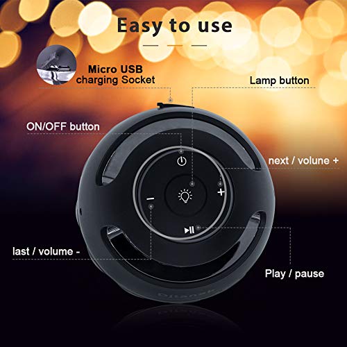 Outdoor-Bluetooth-Speaker-with-Torch-Light-ANERIMST-Waterproof-Wireless-LED-Flame-Speakers-for-Home-Gadgets-Camping-Accessories-Loud-Sound-24H-Playtime-Gifts-for-Men-Women-Couples-Dads-Moms-Black