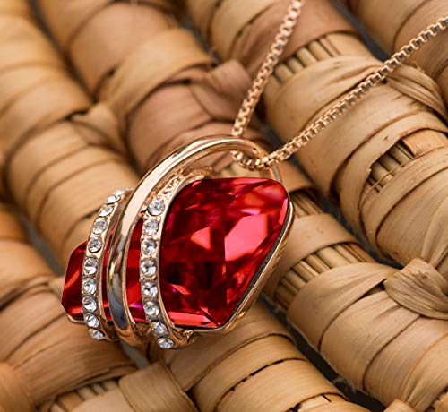 Leafael-Wish-Stone-Pendant-Necklace-with-Birthstone-Crystal-18K-Rose-Gold-PlatedSilvertone-18-2